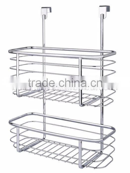 China Rectangle Metal Wire Hanging Towel Basket Over the Cabinet basket