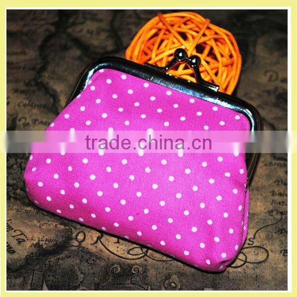 Polka Dot Women girls' coin Wallet