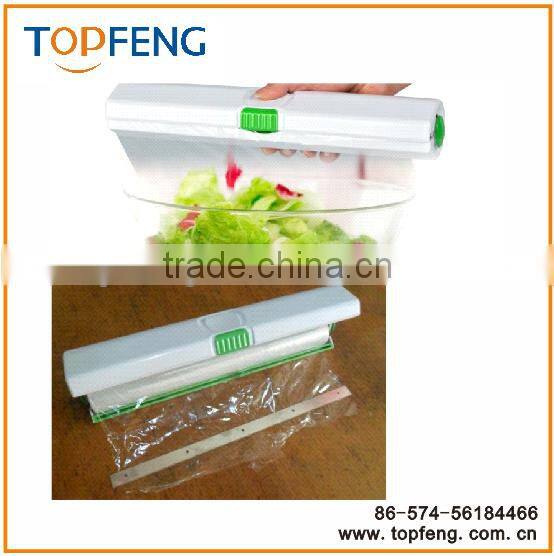 cling film cutter, plastic wrap cutter,fresh-keeping film cutter,click cutter,manual cutter/thumb cutter