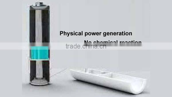 AA and AAA vibration power generator battery cell for remote control