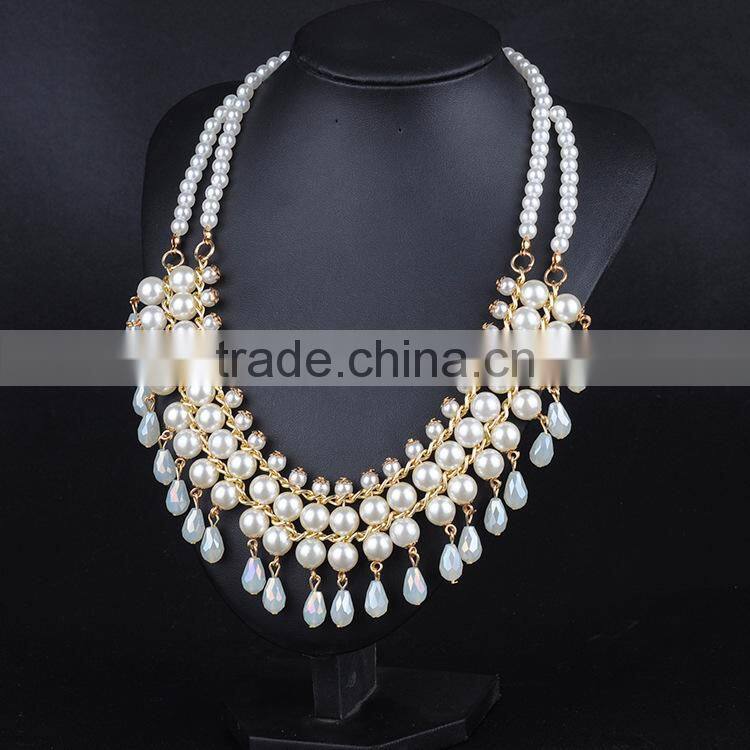 Handmade alloy zircon jewelry necklace