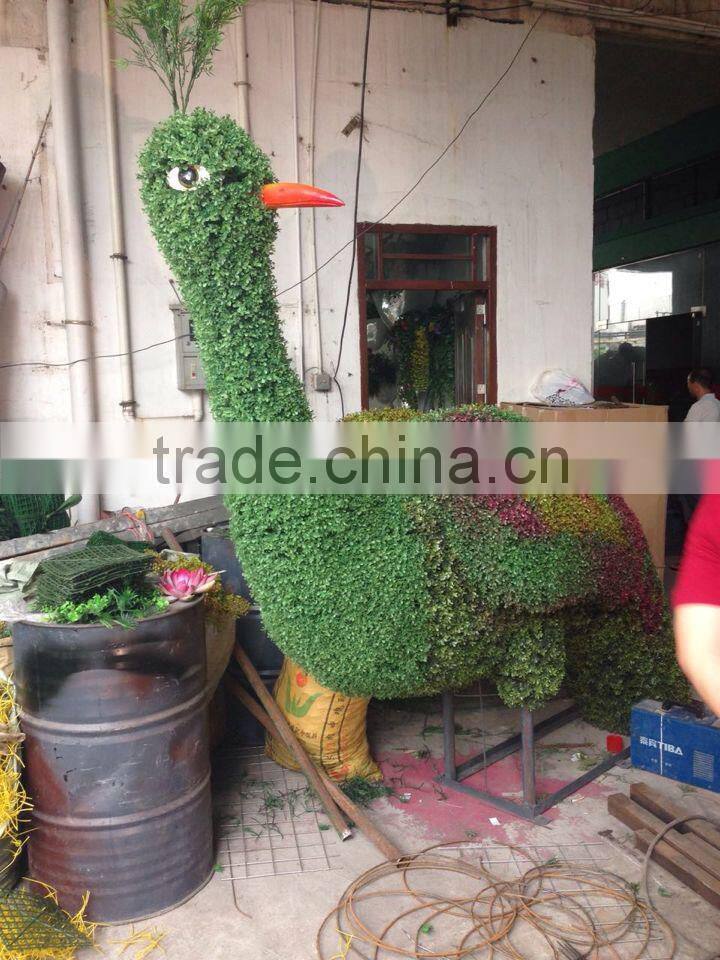 Homes better goods gardens decorative edging 3ft to 17ft Height simulation plastic green grass Animal statue wall ELD06 2706
