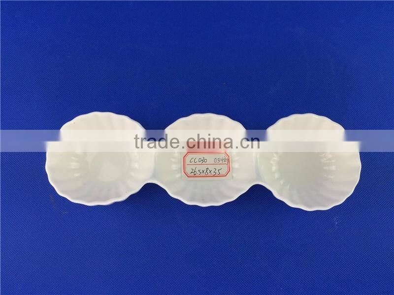 2016 white porcelain dish plates in stock