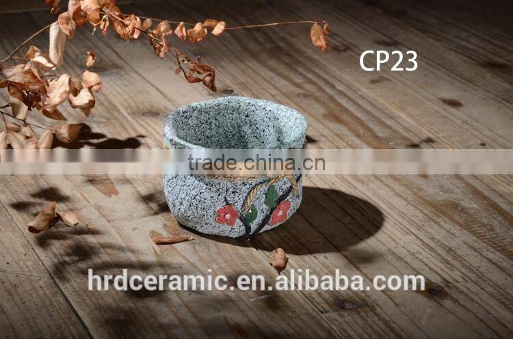 2016 decorative garden cement flower pot