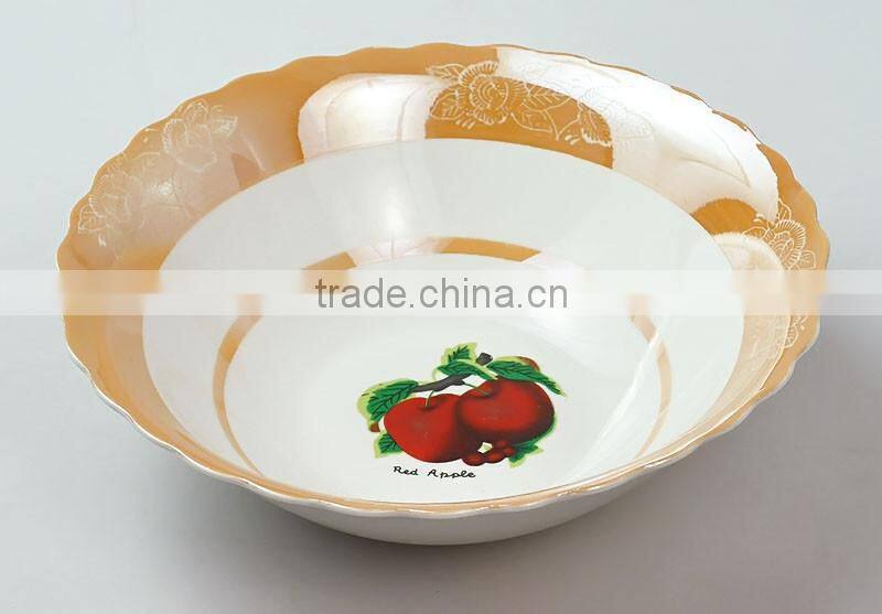 porcelain bowl stoneware bowl ceramic bowl with decal
