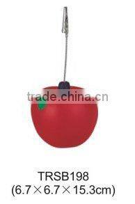 PU apple memo holder/stress reliever apple memo clip/apple shape name card holder