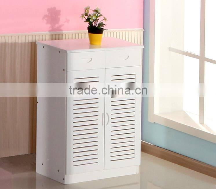 Contracted fashion entrance solid wood shoe cabinet