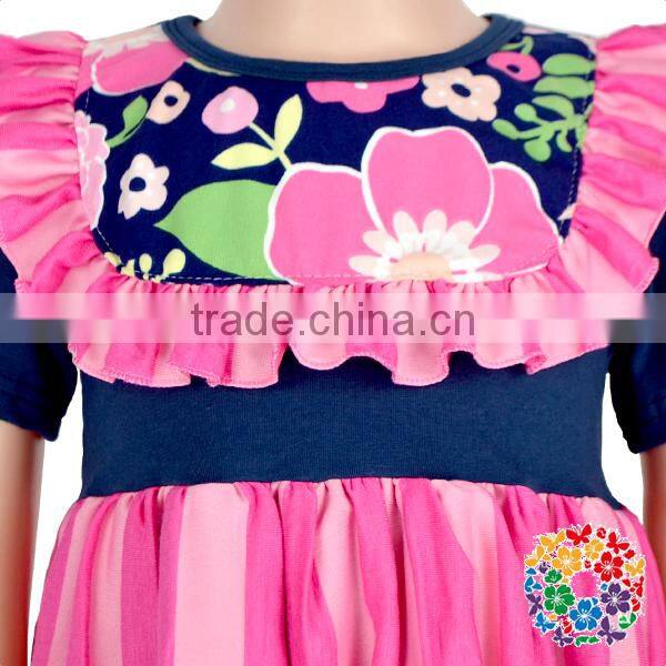 2017 Summer Boutique Clothing Set Ruffle Top And Shorts Two Pieces Girls Outfits