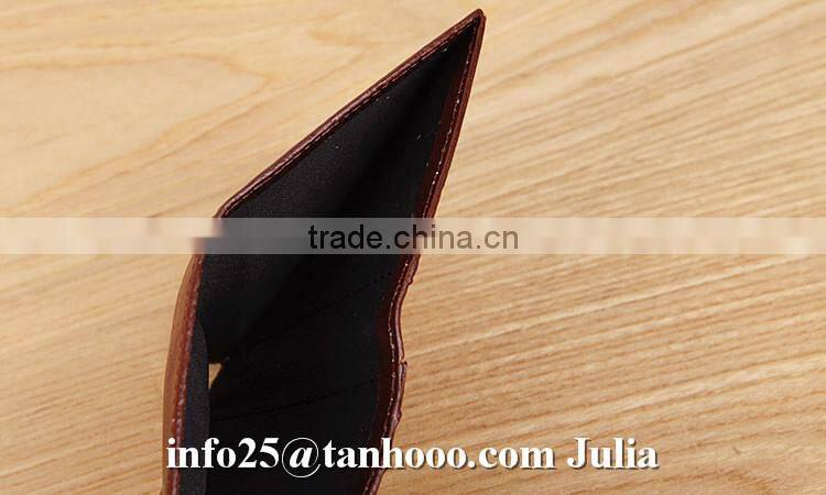 High quality genuine leather wallet/ travel wallet/men wallet