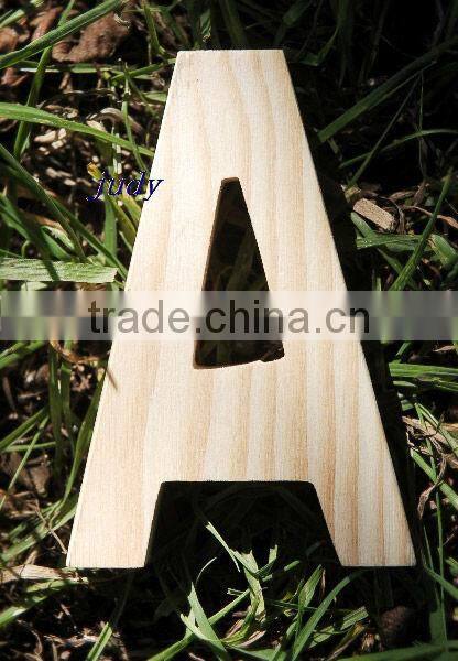 Decorative small wooden craft alphabet letters Wholesale