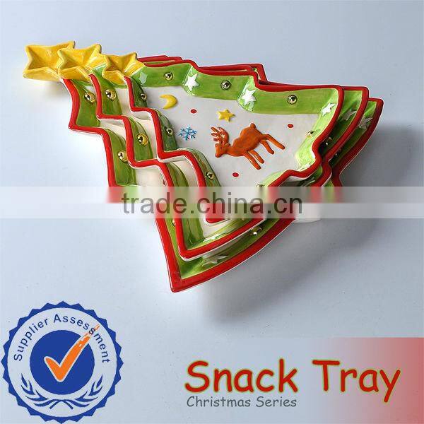 Christmas Tree Ornaments Christmas Tree Snack Tray