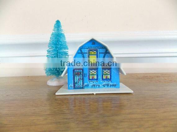Alpine Vintage Plastic Christmas House