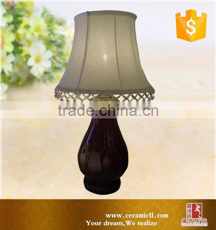 Jingdezhen factory made ceramic table lamp for sale