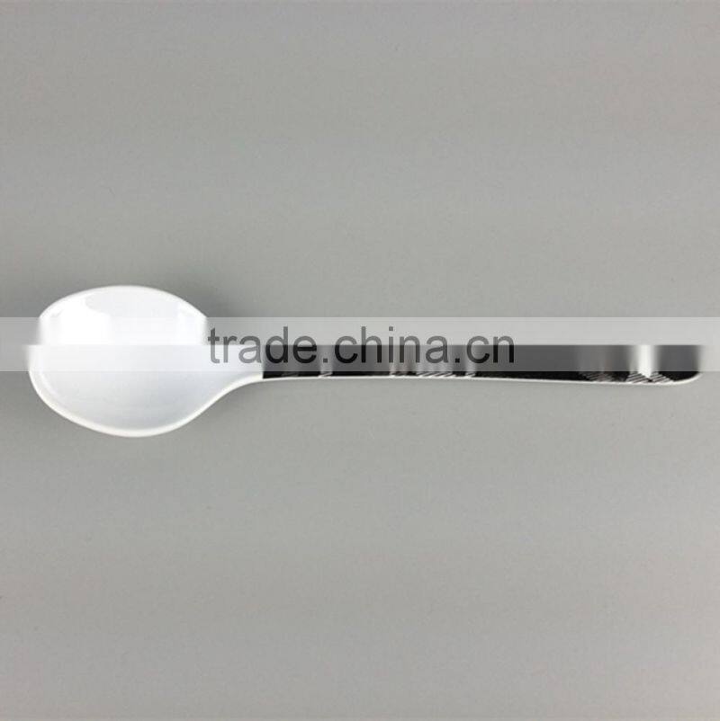 Different size fashion style durable plastic melamine salad spoon