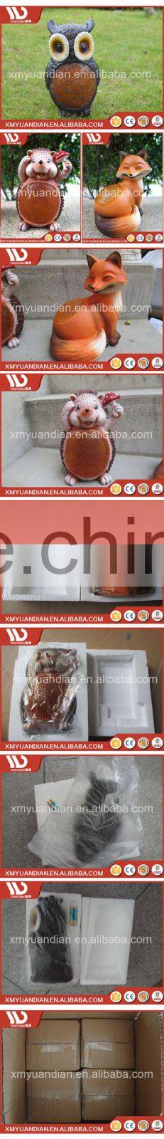 Resin Craft Alibaba Best Sellers Animal Design Resin Craft Battery Garden Light With Timer