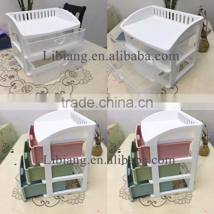 Two size of Macaron Plastic Desktop Drawer