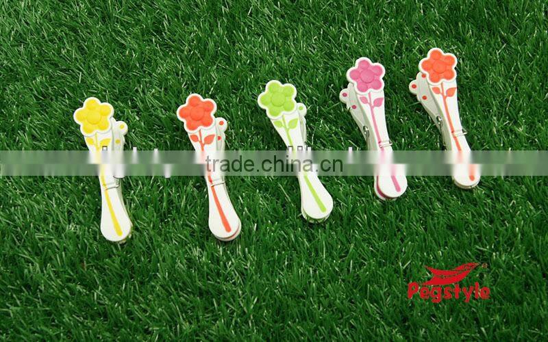 10pcs packing TPR spring clip high quality plastic clips clamps