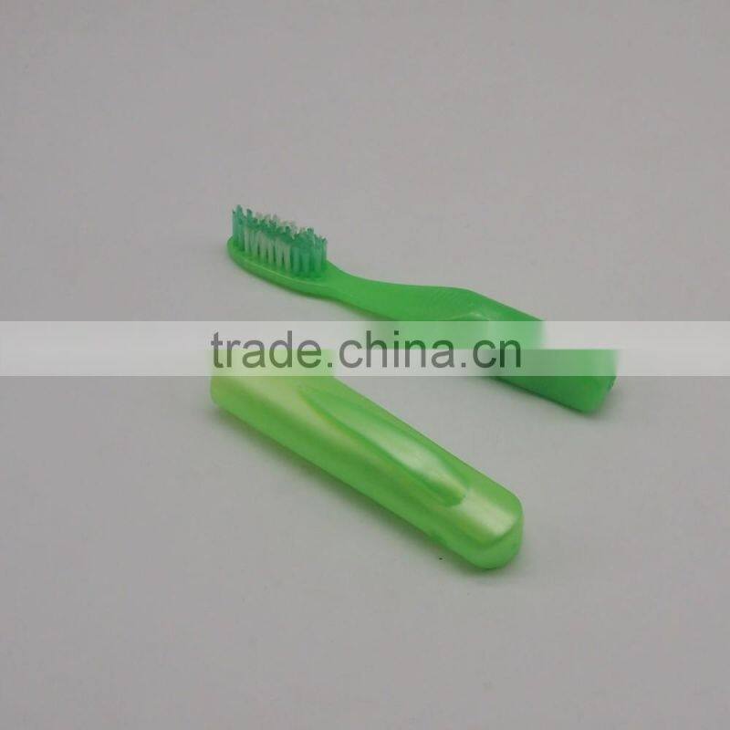 Yangzhou oral health products dental folding hot selling travel toothbrush