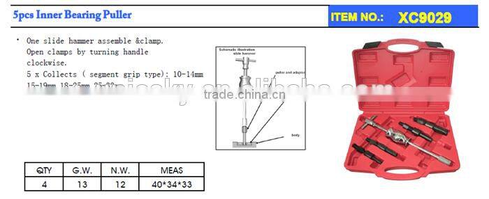 5 Pcs Inner Bearing Puller