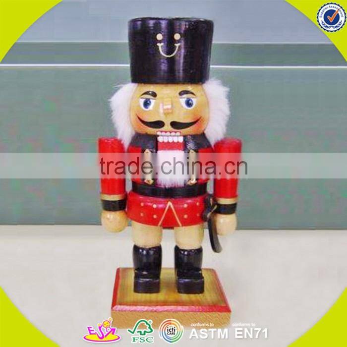 Wholesale best household decoration baby wooden nutcracker,delicate baby wooden nutcracker ,best gift nutcracker W02A008