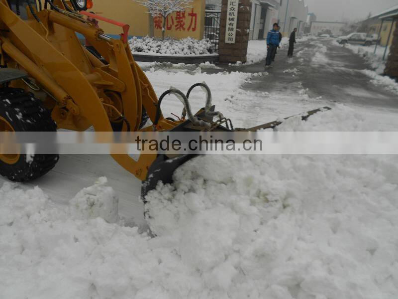 high speed Snow cleaning Machine HZM910 ZL10 JN910 wheel loader with Snow tires