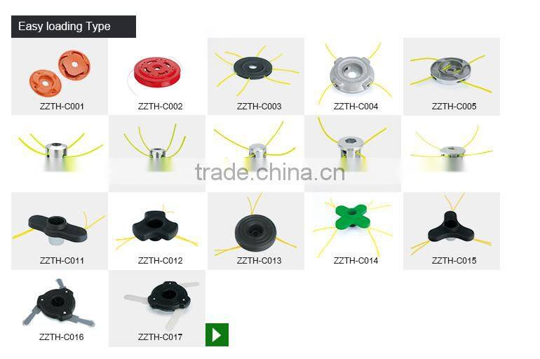 Grass trimmer head nylon tap-n-go trimmer line head