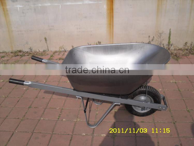 galvanized european garden transport cart cheap wheel barrow