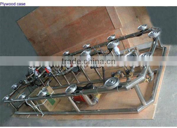 stainless steel small water pool solar fountain