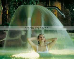 Duck mouth stainless steel polished flat jet water cannon for spa pool