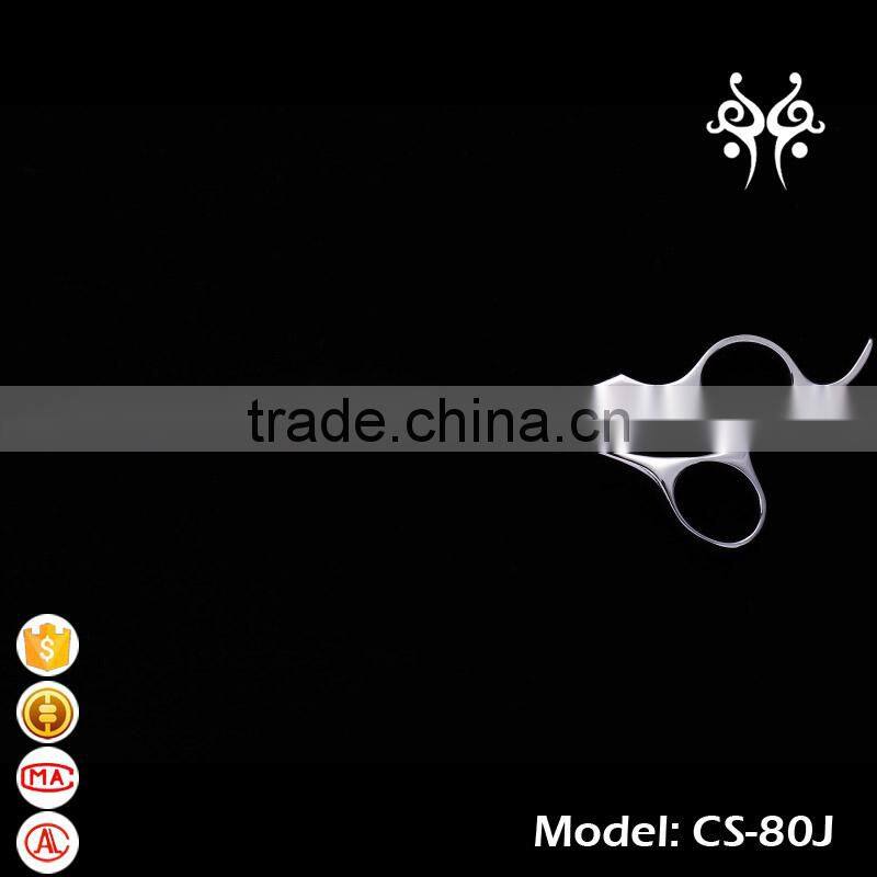 6inch japanese stainless steel pet grooming scissors with opposing handle