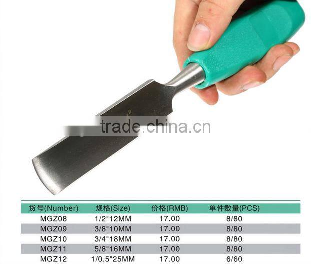 Berrylion Slogging Chisel with Half Round handle 3/4" Slogging Chisel