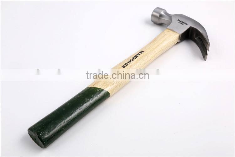 45# Carbon Steel Wooden Handle Fitter's Hammer / finished polished Heat-treatment