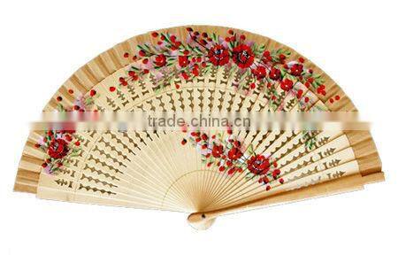 Wedding spanish wood folding fan
