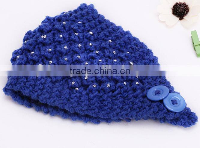 2015 Hot sell stock crochet head wraps crochet knit headwrap