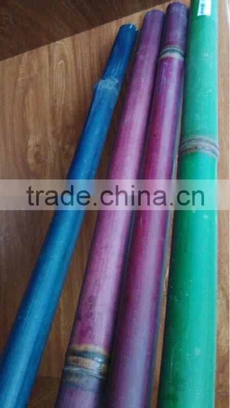 dyed bamboo poles/canes/sticks