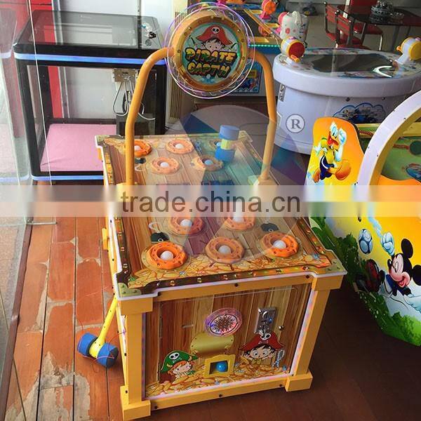 Coin operated kids tapping arcade ticket magic redemption game machine for sale