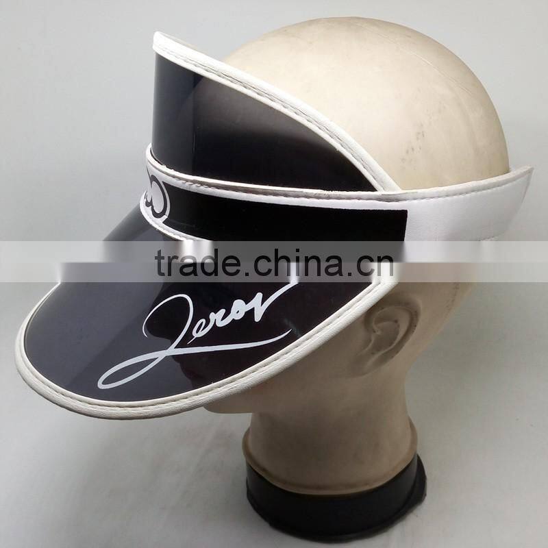 Hot Sale Custom PVC Sun Visor Cap Fashion Cheap Brim Vis Or Hats