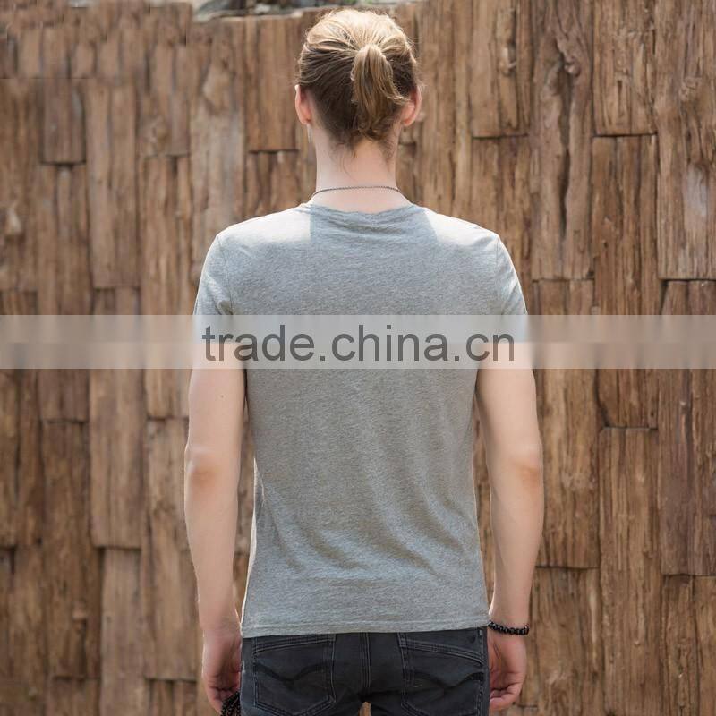 Europe style digital printing men t-shirt 100% cotton screen printing men t-shirt