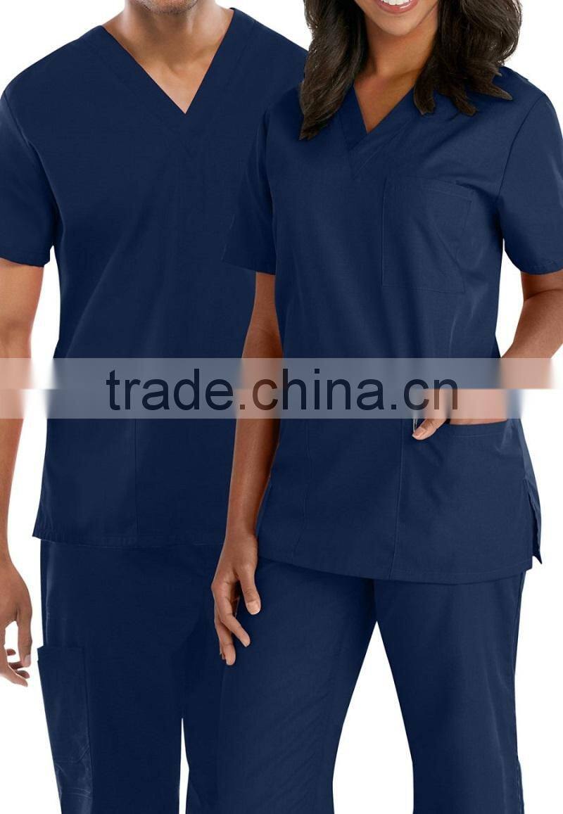 Custom hospital uniform clinical nurse medical scrubs uniform
