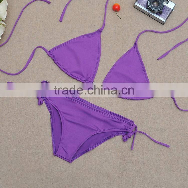 Women Push Up Swimwear Sexy Bikini Set Strappy Swimsuit