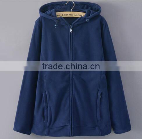 2016 Professional Polar Fleece Manufacturer From JIangxi Province,100% polyester,DTY 150D/96F 280g polar fleece women coat 2015