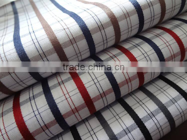 100 cotton yarn dyed woven fabric China supplier low price