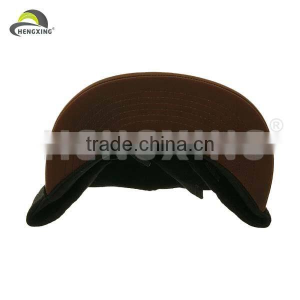 Leather 5 Panel Cap/Suede 5 Panel Cap With Leather Brim