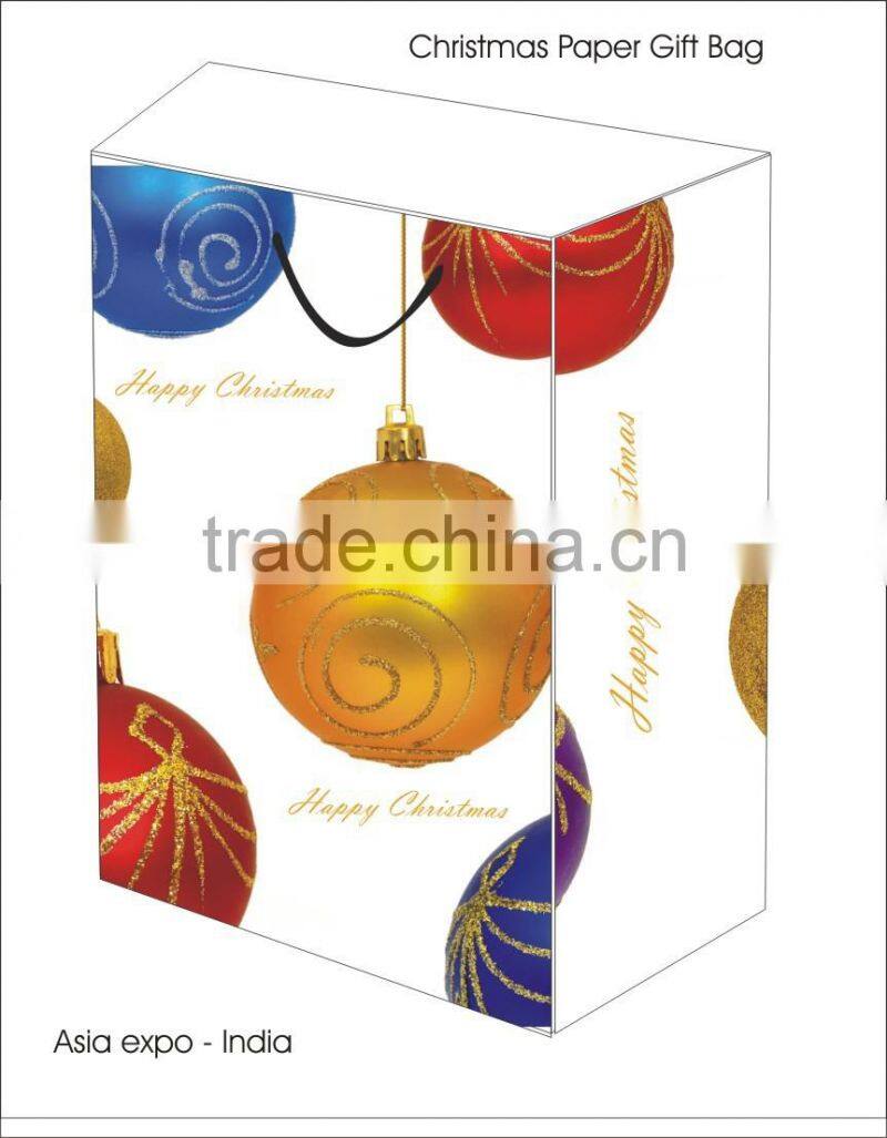 Paper Bags with new year custom design printed