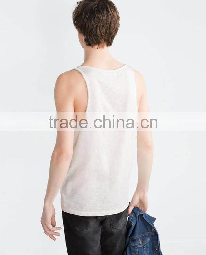 Comfort casual organic cotton tank tops wholesale