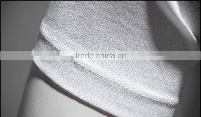 Summer wear printing cultivate one's morality short sleeve T-shirt collar men