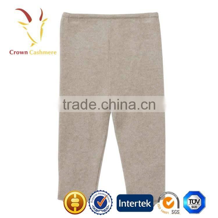 Kids Merino Wool Pants Cashmere Long Underwear