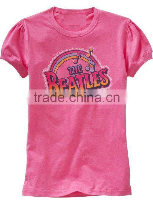 INFANT & TODDLER PRINTED T SHIRT WITH LAPPED SHOULDERS