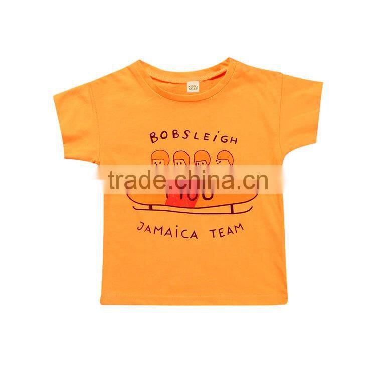 S17502A baby boy clothes short sleeve baby tops kids clothes T-shirts