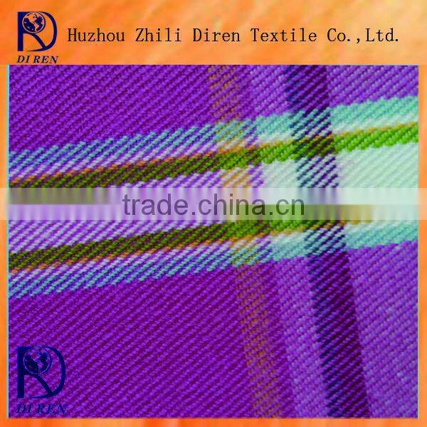 100% cotton heavy colorful check upholstery fabric textile